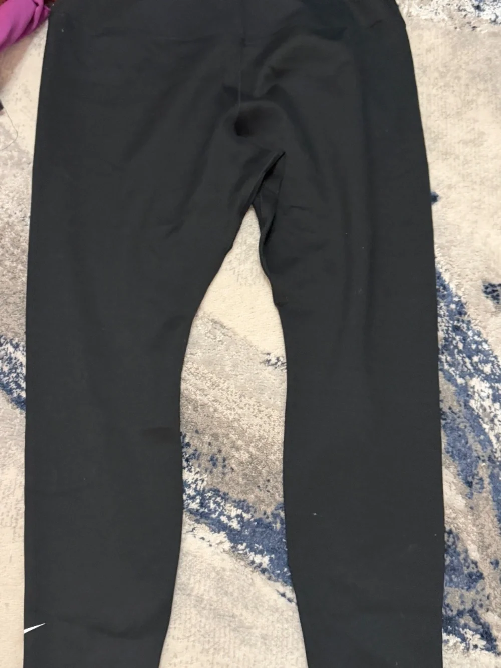 Nike Women's XXL Dri-FIT Black Full Length Athletic Leggings Swoosh